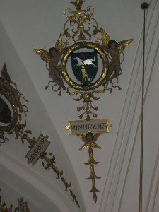 I found a church that had all of the U.S. state seals decorating the ceiling.  Apparently the Scots love Americans.